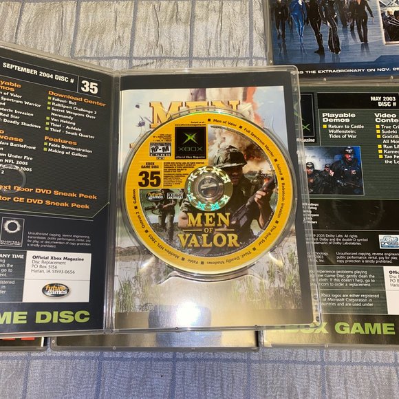 LOT of 6 Xbox official magazine demo discs with games 2004/2004 - Picture 4 of 9